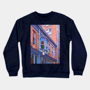 Easton PA - Street With Bay Window Crewneck Sweatshirt